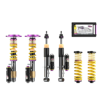 KW coilover kit V4 Clubsport including support bearing for Porsche 991 Turbo/Turbo S 