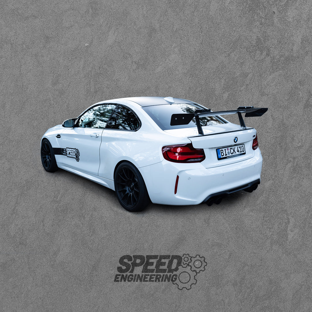 SpeedEngineering BIG Swan Neck rear wing suitable for BMW 2XX M2 M2C F87 F22