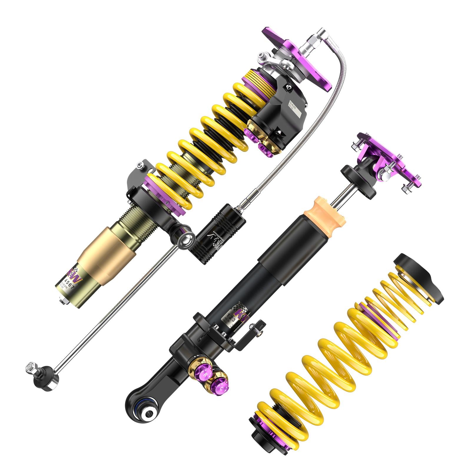 KW Gewindefahrwerk V5 Clubsport inkl. Stützlager (inkl. Stilllegung f. elektr. Dämpfer) BMW M2 (G87) inkl. G80/G42/G22