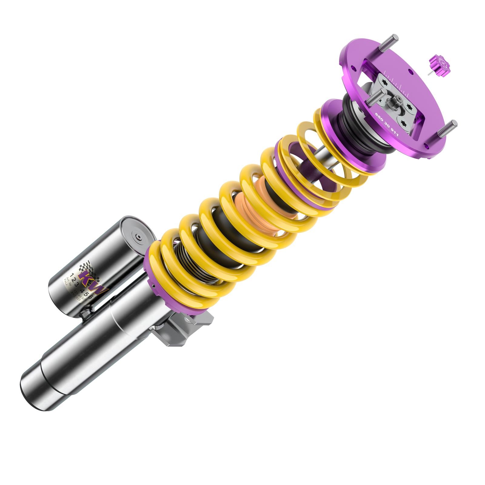 KW coilover kit V3 Clubsport including support bearing for BMW M3 E46 