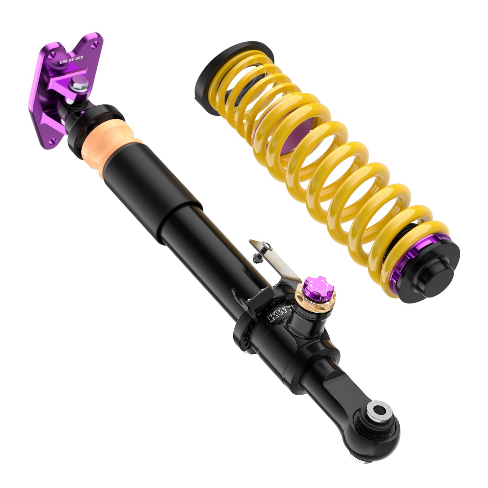 KW coilover kit V4 (incl. deactivation for electric damper) BMW M2 (G87) incl. G80/G42/G22