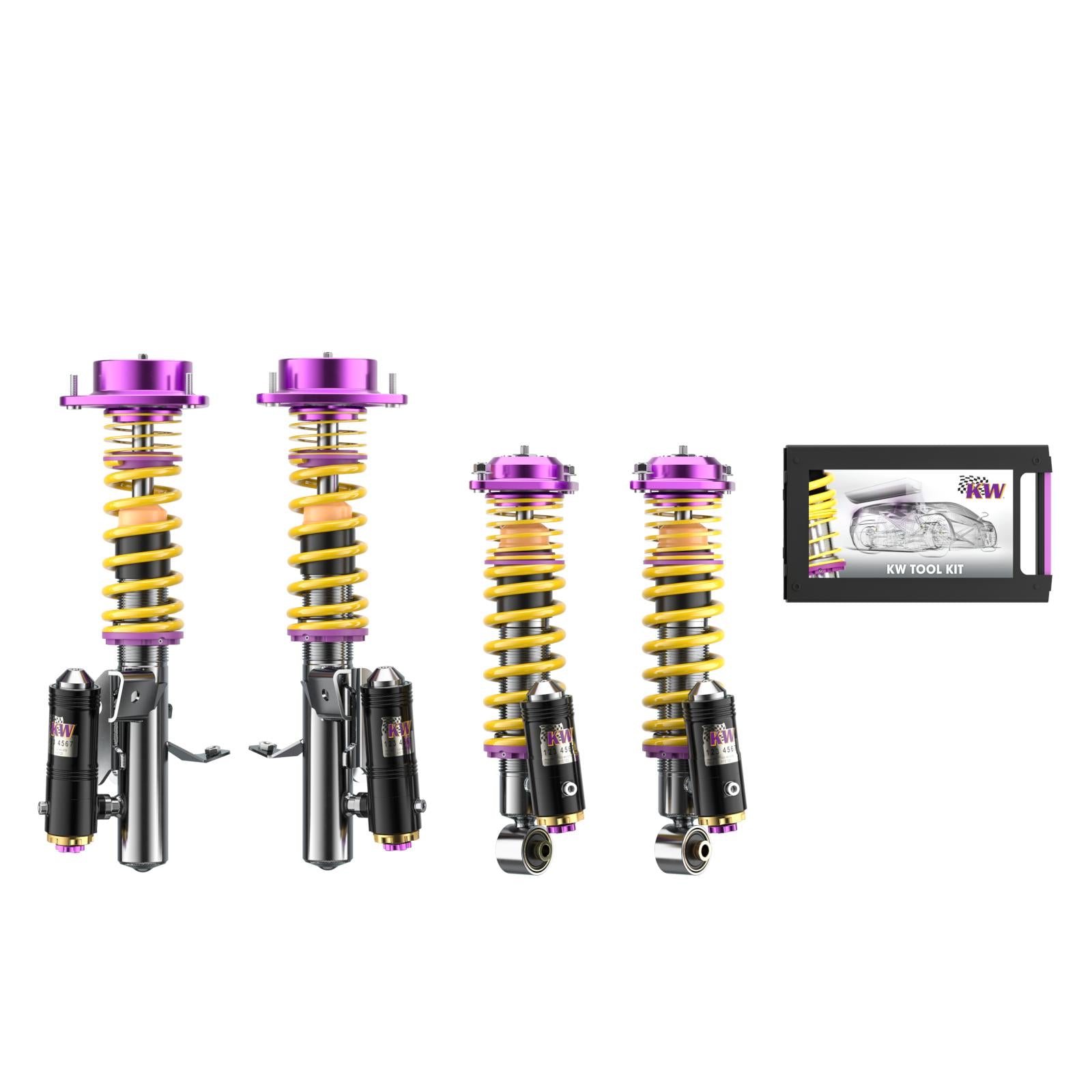 KW coilover kit V4 Clubsport including support bearings for Toyota GR86 / Subaru BRZ 