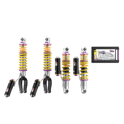 KW coilover suspension V4 (incl. deactivation for electric damper) for Audi R8 V10 (08/2015-) 