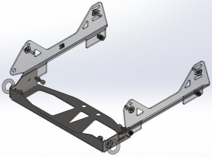 Gurthalter BMW TYP2 Serie Fahrer passend zu Seitenadapter für BMW OEM Laufschiene Gx Fx E8x E9x