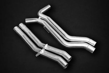 Capristo rear silencer with exhaust flaps for the Audi RS 6 C8 and Audi RS 7