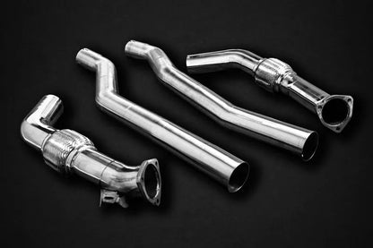 Capristo rear silencer with exhaust flaps for the Audi RS 6 C8 and Audi RS 7