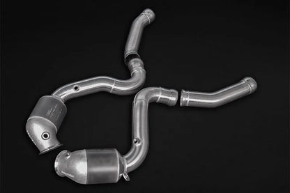 Capristo flap exhaust system for the Mercedes C63 4.0 V8 BiTurbo AMG (W/S/C 205 from 02/2015).