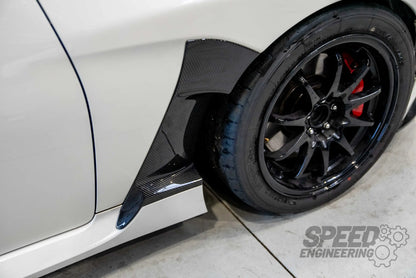 Carbon fender suitable for Toyota GR86 with ventilation