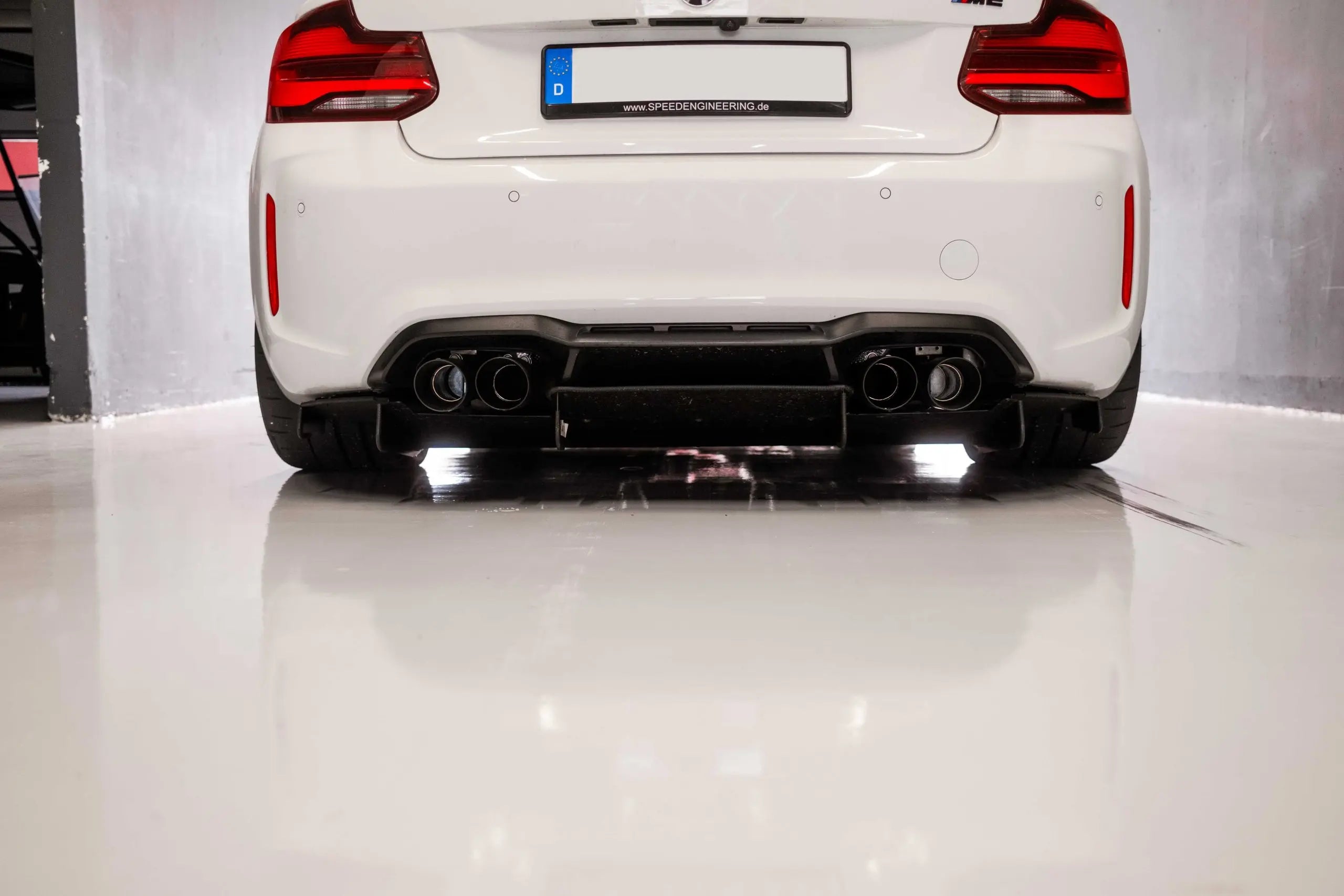 SPEED diffuser suitable for BMW M2 F87 with TÜV parts certificate