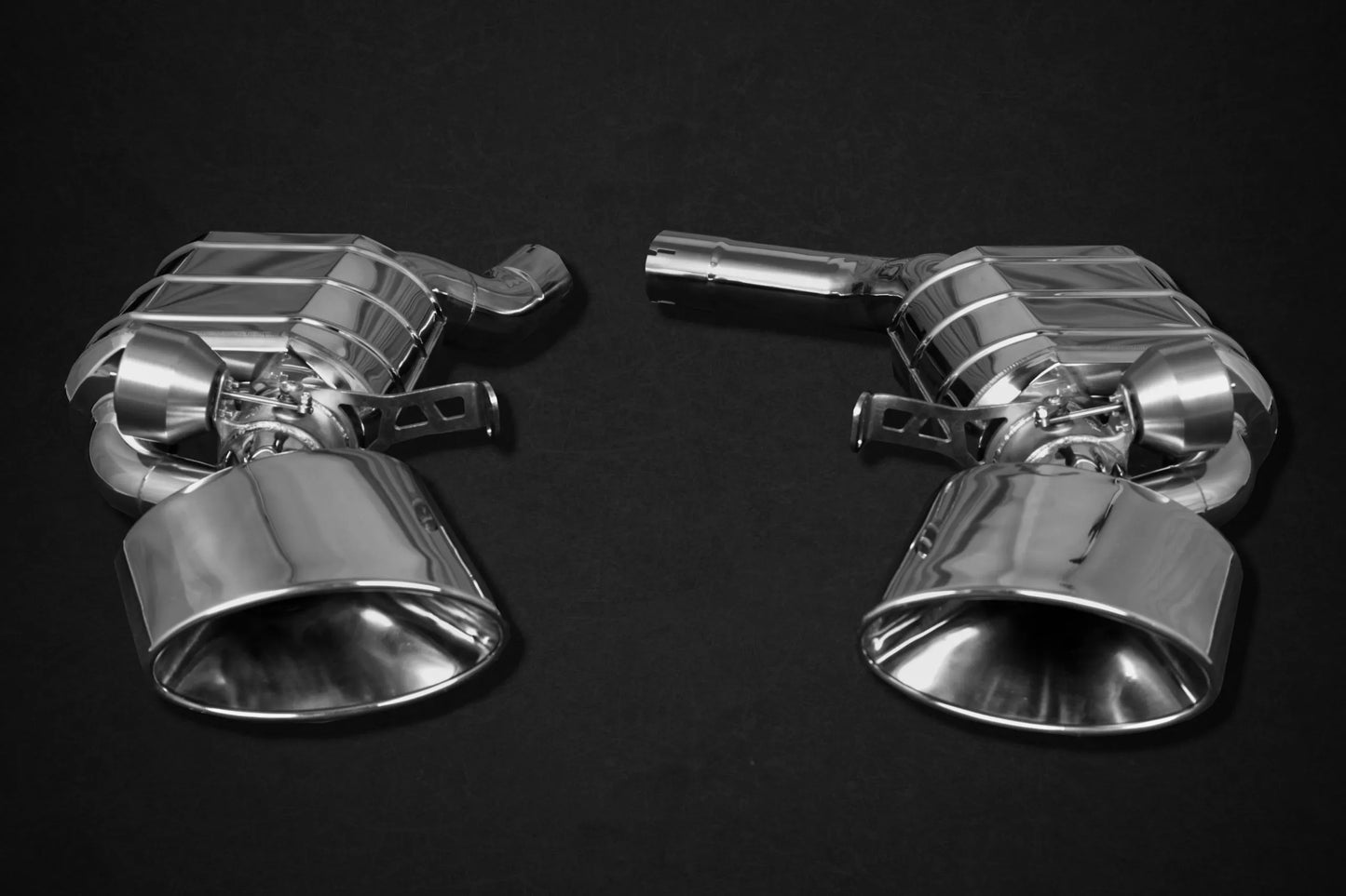 Capristo Endschalldämpfer mit Abgasklappen für den Audi RS 6 C8 und Audi RS 7
