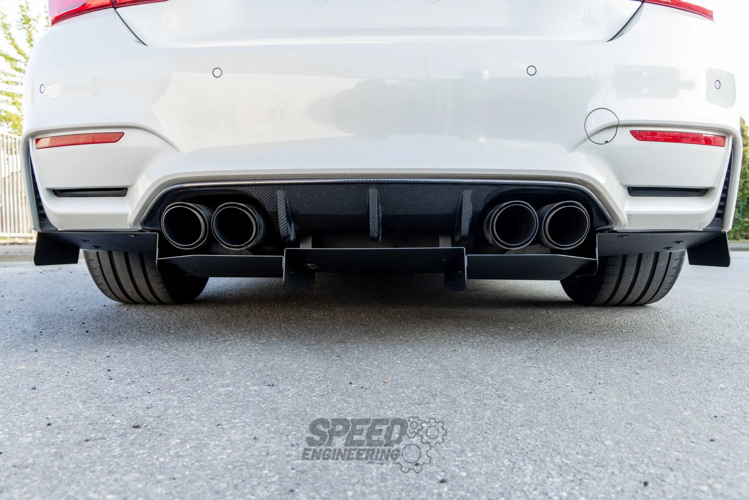 SPEED diffuser suitable for BMW M4 F82 with TÜV parts certificate