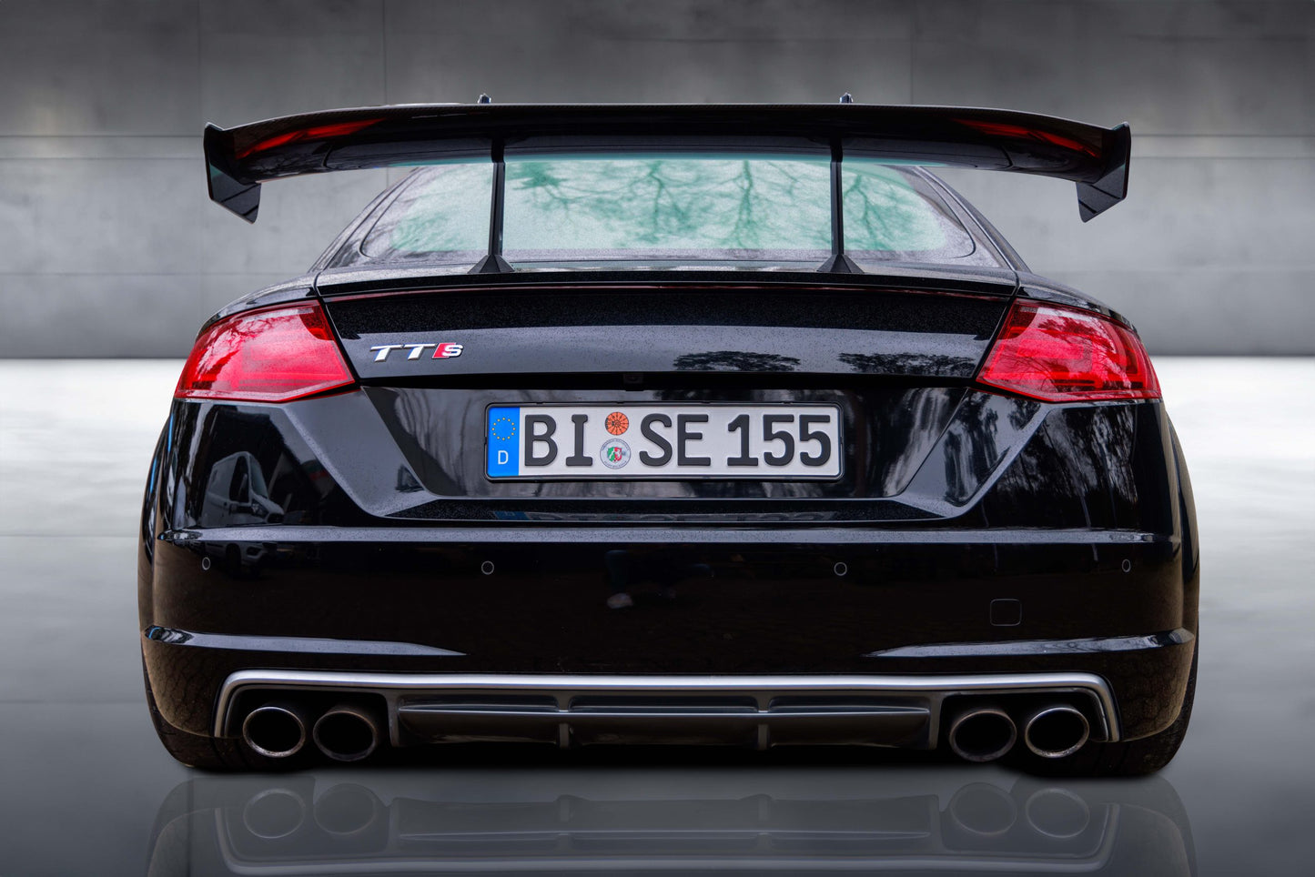 SPEED Big Wing Swan Neck passend für Audi TT 8S mit TÜV-Teilegutachten