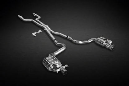 Capristo flap exhaust system for the Mercedes C63 4.0 V8 BiTurbo AMG (W/S/C 205 from 02/2015).