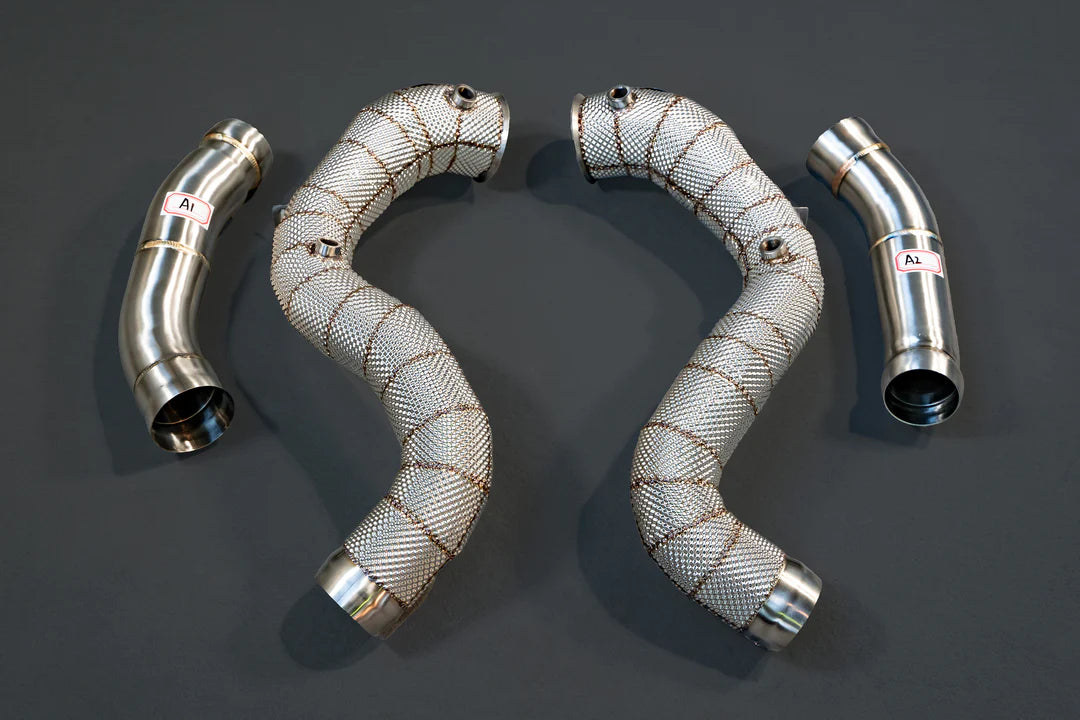 SMN Downpipes without catalysts for Mercedes AMG C63(s) M177 W205/C205/S205