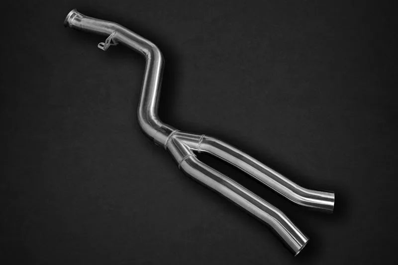 Capristo rear silencer with exhaust flaps for the Toyota Supra