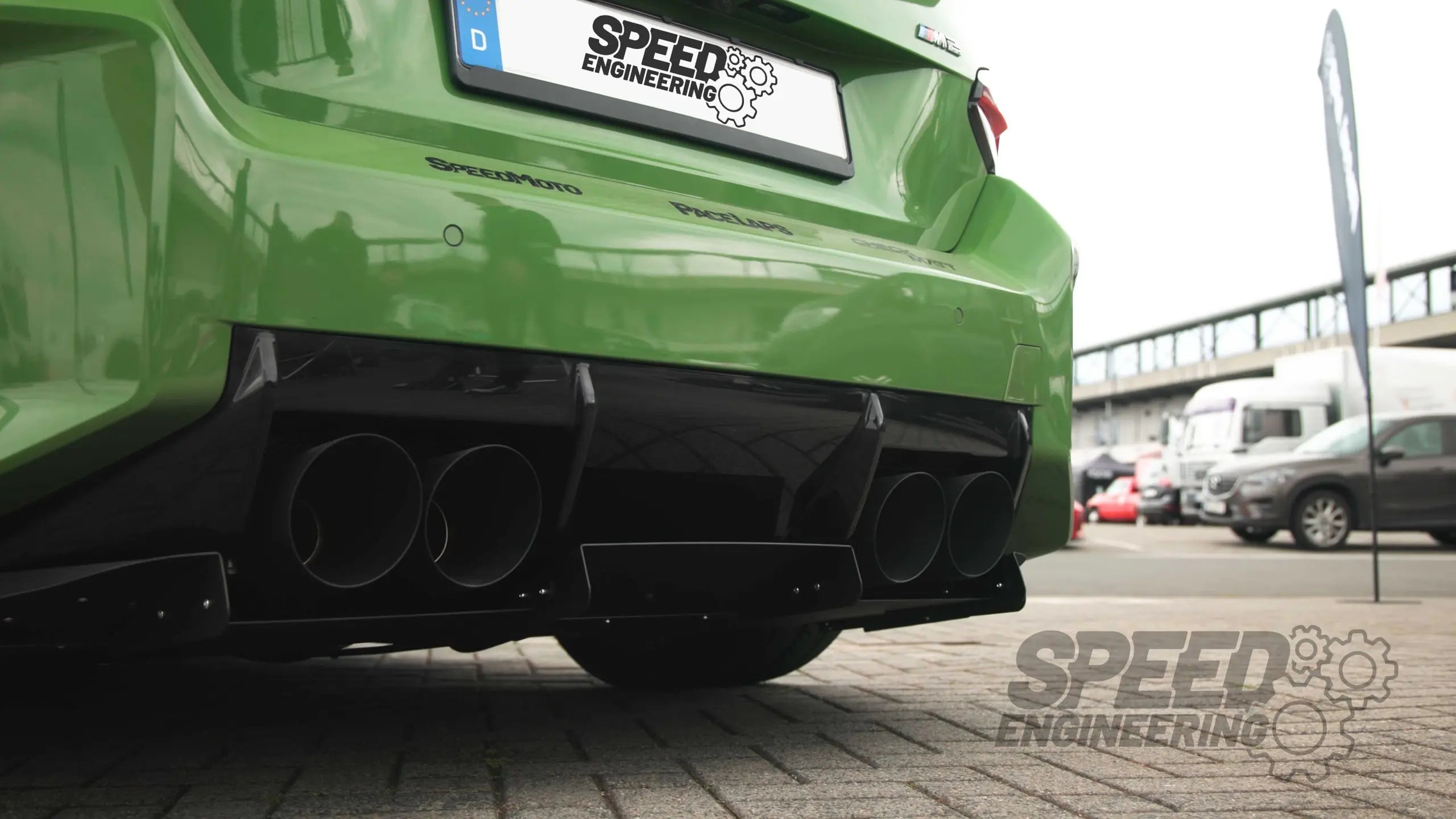 SPEED diffuser suitable for BMW M2 G87 with TÜV parts certificate