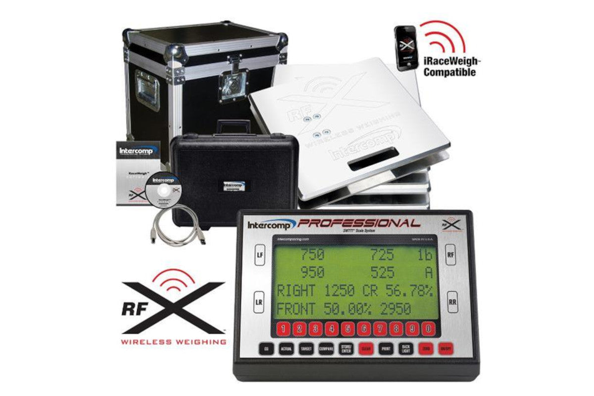 Intercomp wheel load scale SW777RFX complete set