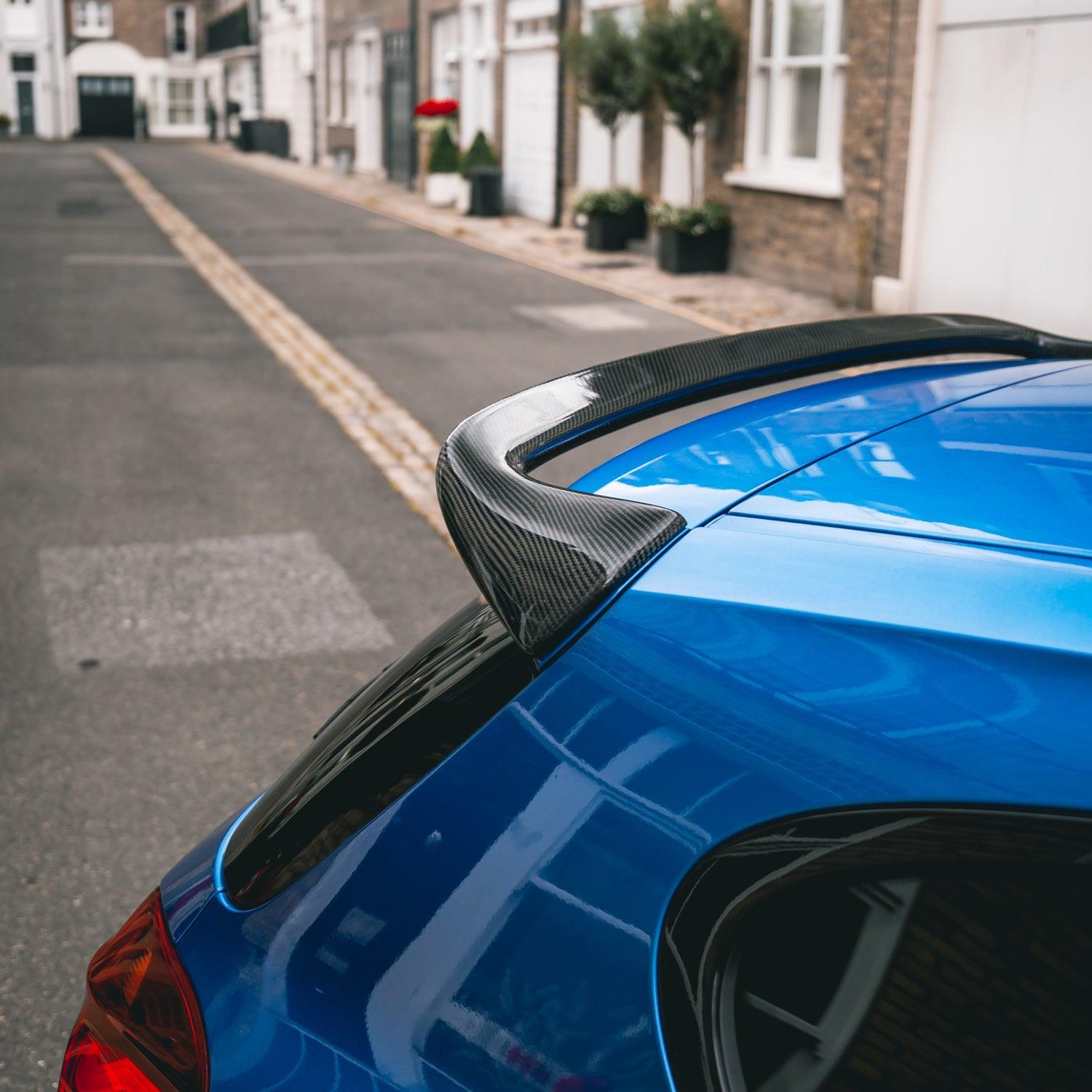 MHC BMW 1 Series Tube Style Rear Spoiler In Gloss Carbon Fibre (F20/F21)-R44 Performance