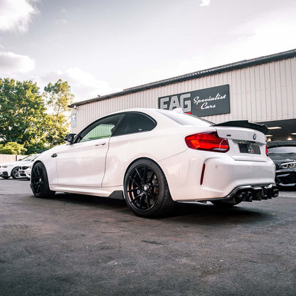 MHC BMW M2/2 Series Ducktail Rear Spoiler In Gloss Carbon Fibre (F22/F87)-R44 Performance