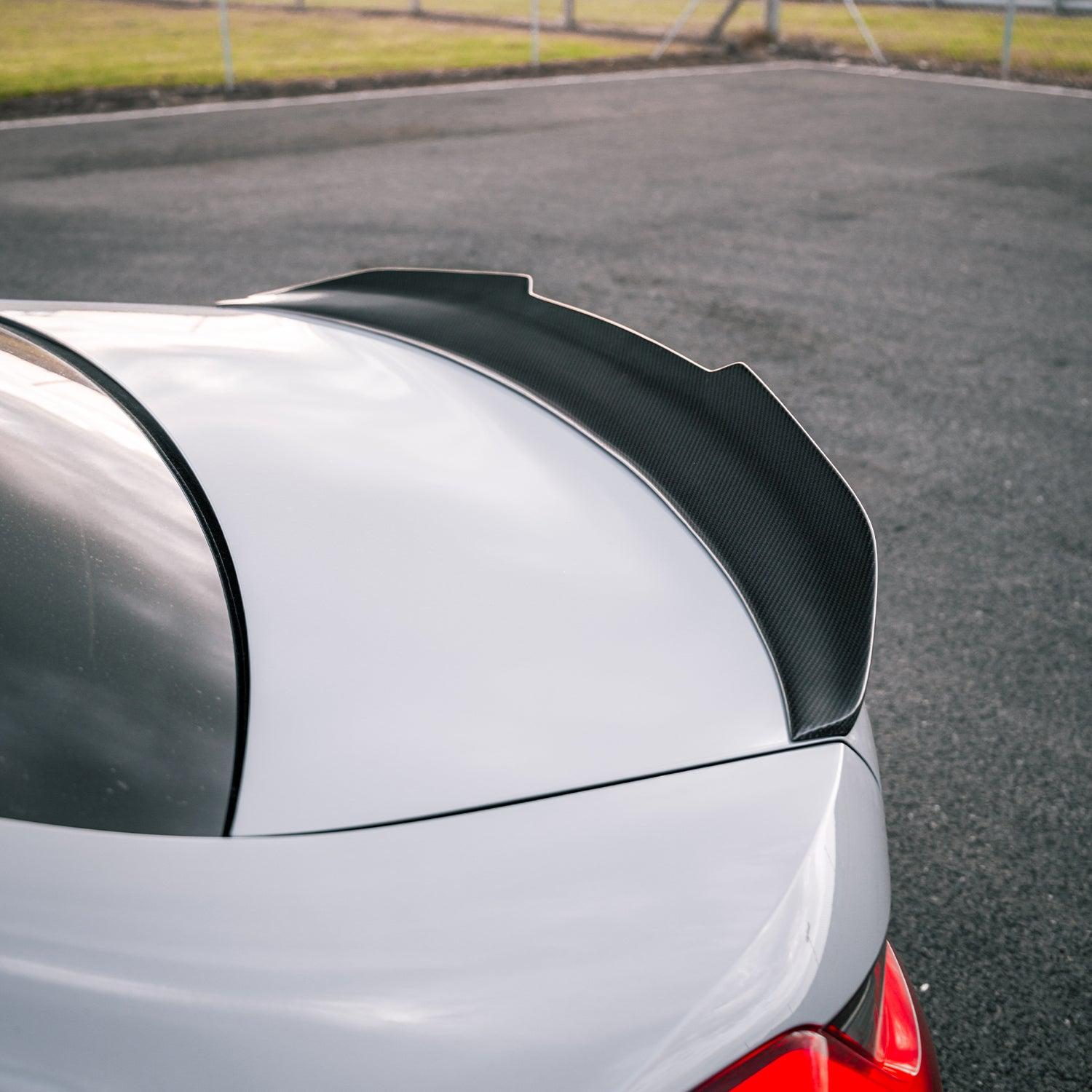 MHC+ BMW M3 Ducktail Style Rear Spoiler In Pre Preg Carbon Fibre (G80)-R44 Performance