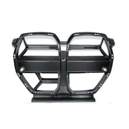 MHC+ BMW M3/M4 CSL Style Front Grille in Pre Preg Carbon Fibre (G80/G82)-R44 Performance