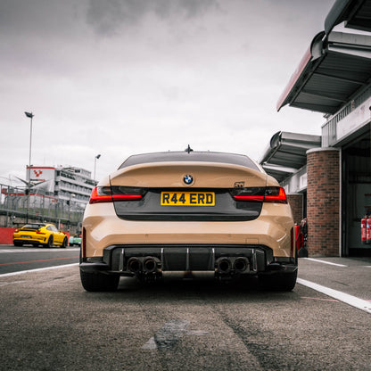 MHC+ BMW M3/M4 OEM Style Rear Diffuser In Pre Preg Carbon Fibre (G80/G82/G83)-R44 Performance