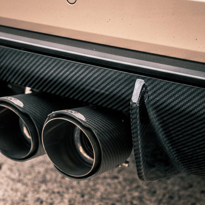 MHC+ BMW M3/M4 OEM Style Rear Diffuser In Pre Preg Carbon Fibre (G80/G82/G83)-R44 Performance