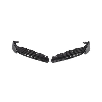 MHC+ BMW M3/M4 OEM Style Replacement Front Side Splitters In Pre Preg Carbon Fibre (G80/G82/G83)-R44 Performance