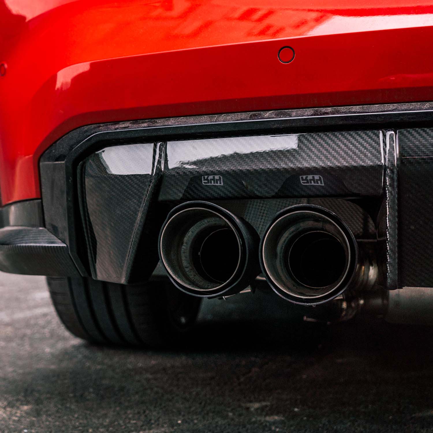 MHC+ BMW M3/M4 Performance Style Rear Diffuser In Pre Preg Carbon Fibre (G80/G82/G83)-R44 Performance