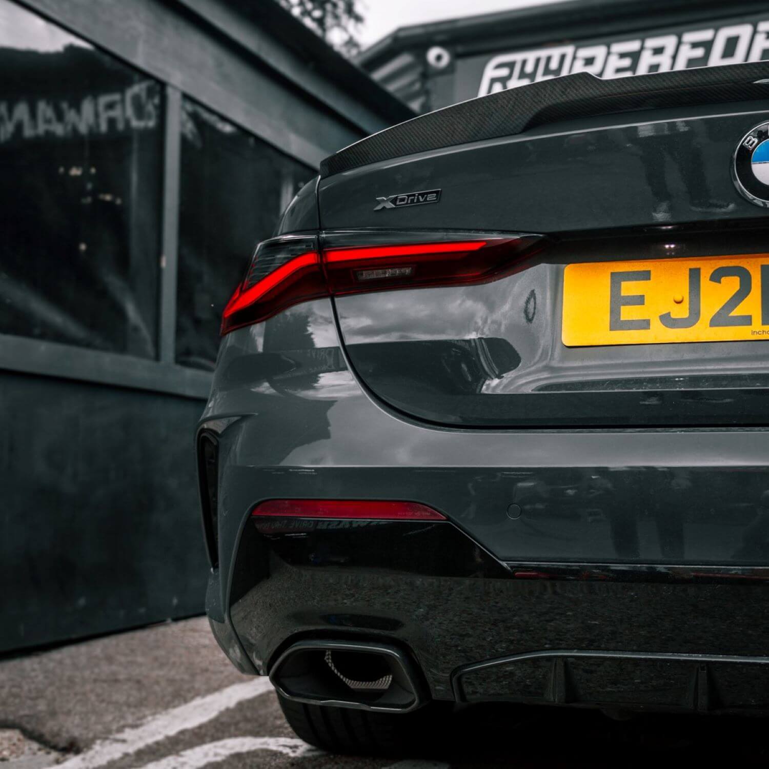 MHC+ BMW M4 'M4 Style' Rear Spoiler In Pre-Preg Carbon Fibre (G82)-R44 Performance