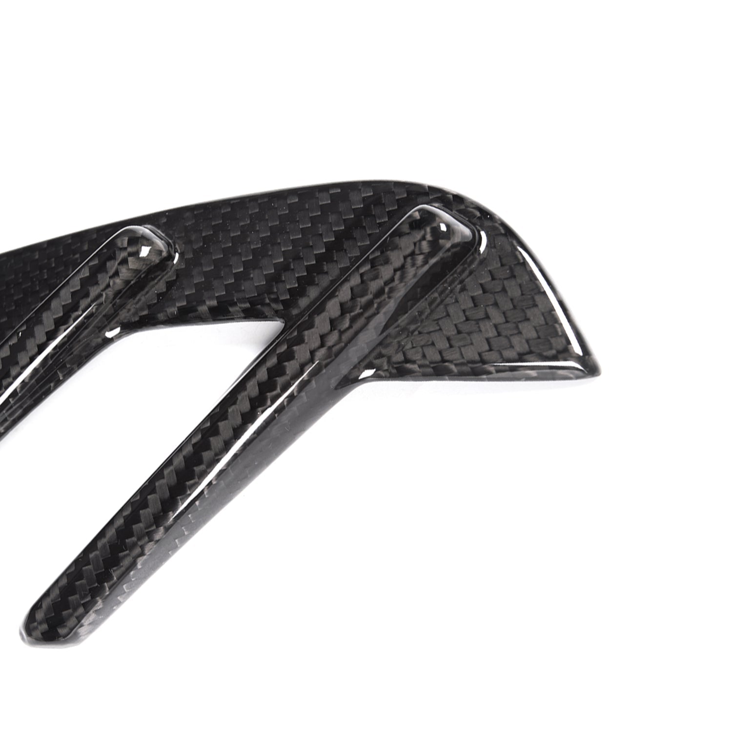 MHC+ BMW M4 Side Fender Badge Covers In Gloss Pre Preg Carbon Fibre (G82/G83)-R44 Performance