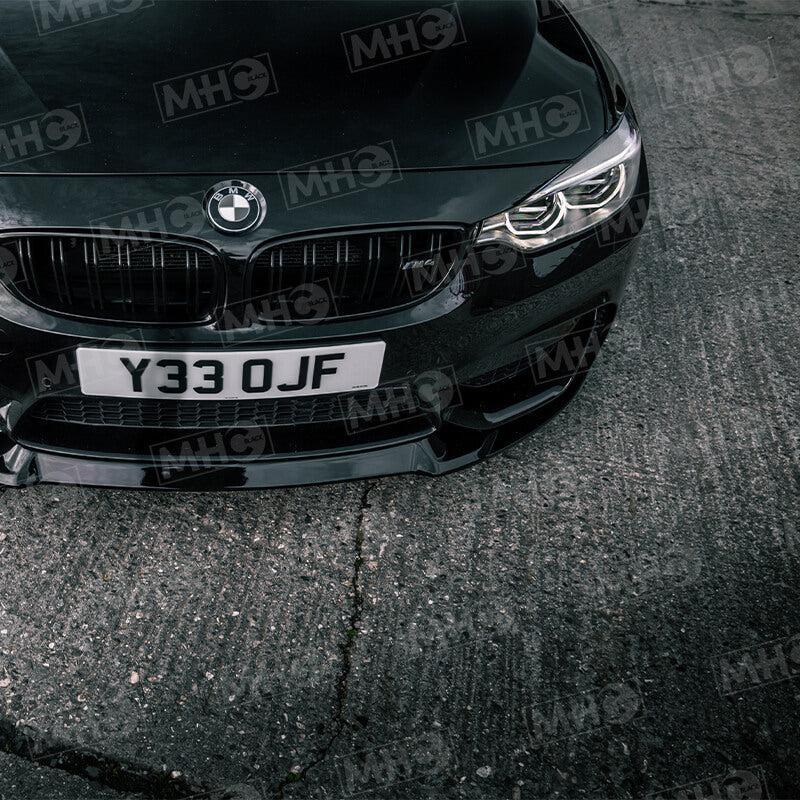 MHC Black BMW M3/M4 CS Style Front Splitter In Gloss Black (F80/F82/F83)-R44 Performance