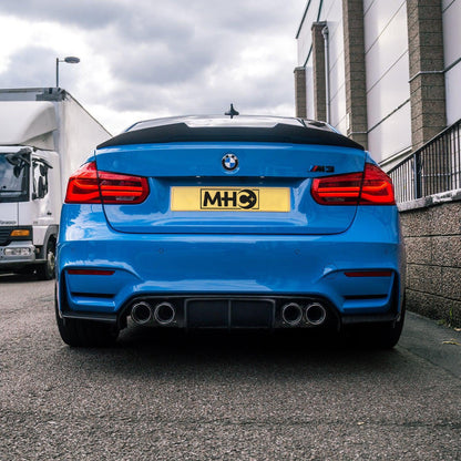 MHC+ BMW F80 M3 F30 3 Series Carbon Fibre Ducktail Spoiler