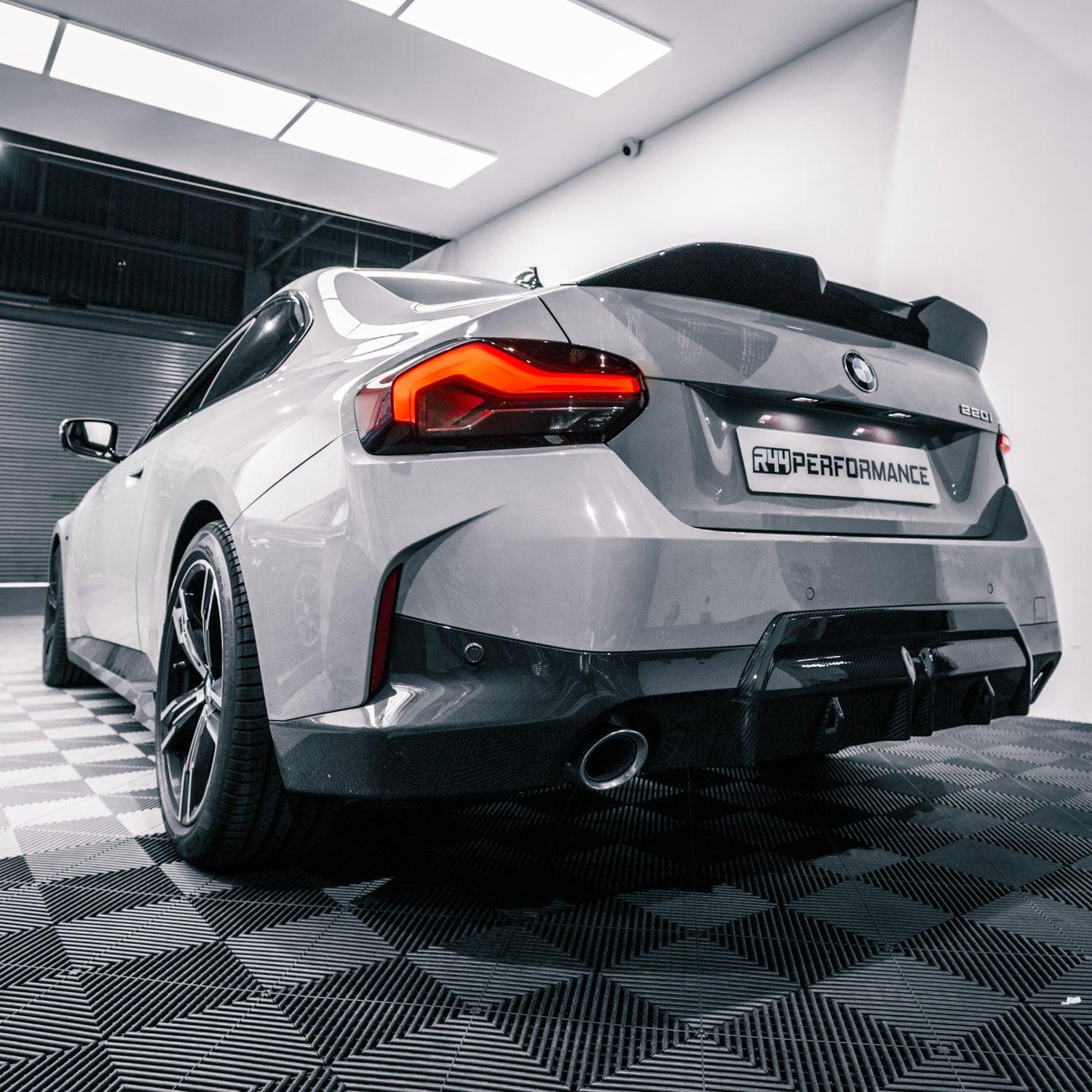 MHC+ BMW G87 M2 G42 M240i Performance Style Rear Spoiler In Pre Preg Carbon Fibre