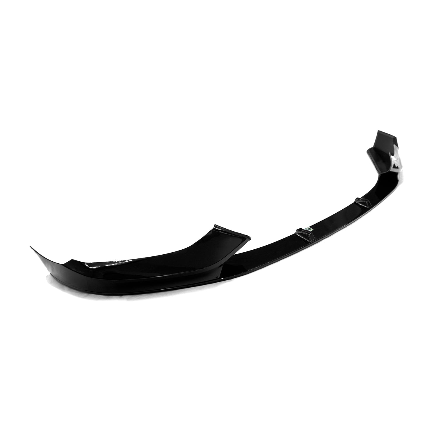 MHC Black BMW 1 Series Performance Style Front Splitter In Gloss Black (F20/F21)-R44 Performance